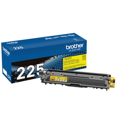 Toner TN-225Y (225) Brother Original | 9340CDW, 9330CDW, 9130CW, 3170CDW, HL-3140CW Amarelo | Produto Oficial Brother com NF e procedência