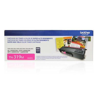 Toner TN-319M (319) Brother Original | L8850CDW, HL-L8350CDW Magenta | Produto Oficial Brother com NF e procedência