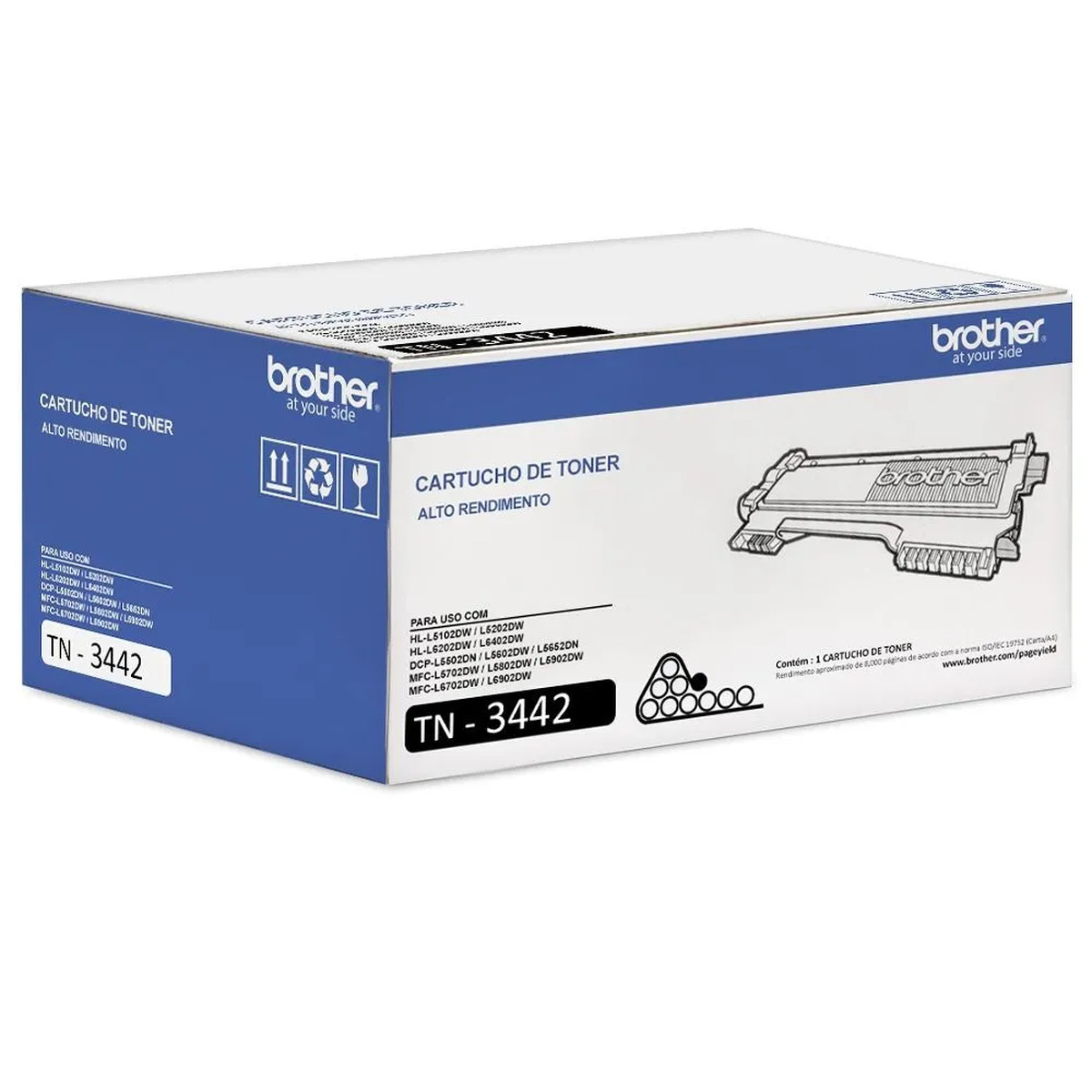 Toner Brother TN-3442 Original DCP-L5502DN L5652DN L5702DW