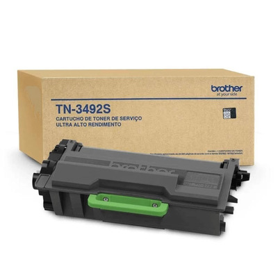Toner TN-3492 (TN3492) Brother Original | L6902DW, L6402DW, MFC-L6902DW, HL-L6402DW Preto | Produto Oficial Brother, com NF e procedência