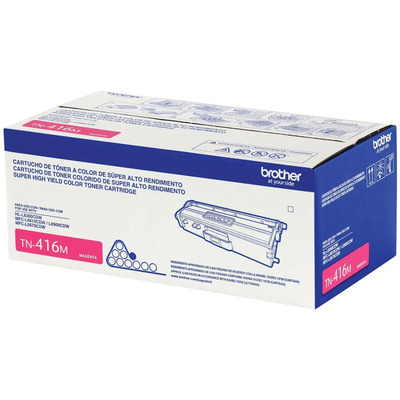 Toner TN-416M (416) Brother Original | L9570CDW, L8900CDW, HL-L8360CDW, MFC-L8900CDW Magenta | Produto Oficial Brother, com NF e procedência