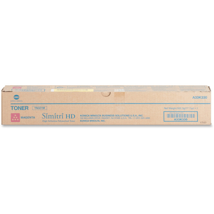 Toner TN321M (A33K330) Konica Minolta Original | Bizhub C364, C364e, C284, C284e, C224, C224e Magenta | Produto Oficial Konica com NF e procedência