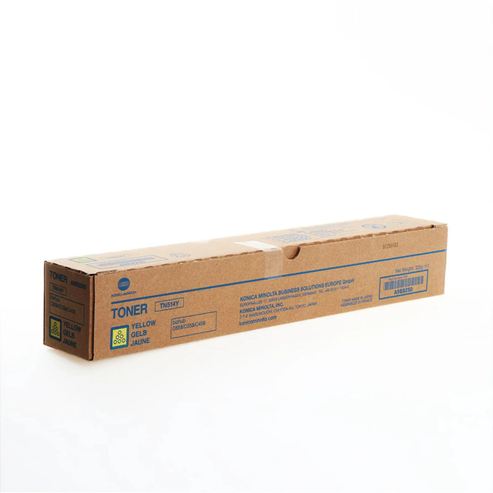 Toner TN514Y (A9E8230) Konica Minolta Original | Bizhub C658, C558, C458 Amarelo | Produto Oficial Konica Minolta, com NF e procedência