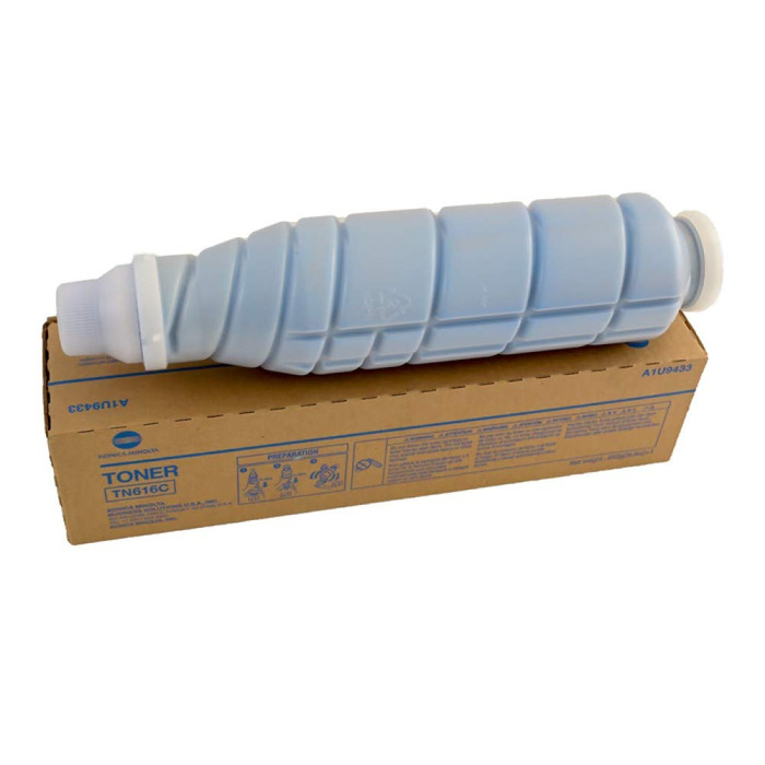 Toner TN616C (A1U9430) Konica Minolta Original | Bizhub Press C7000P, C7000, C6000P, C6000 Ciano | Produto Oficial Konica com NF e procedência