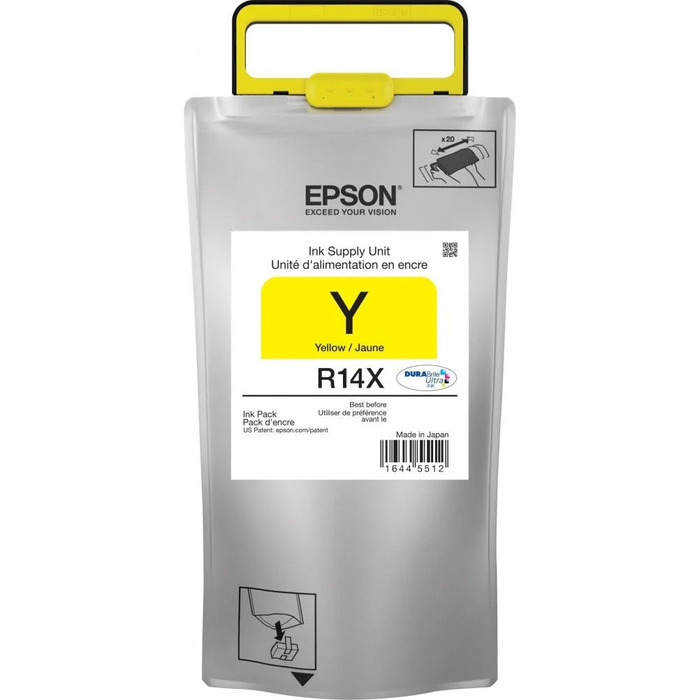 Cartucho TR14X420AL (R14X) Epson Original | WF-R4640, WF-R5190, WF-R5690 Workforce Amarelo | Produto Oficial Epson, com NF e procedência