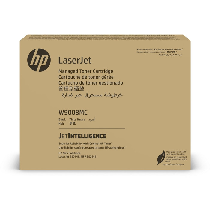 Toner W9008MC (W9008MZ) HP Original | E50145, E52645, E52645, E50145dn, E52645dn, E52645c | Produto Oficial HP, com NF e procedência