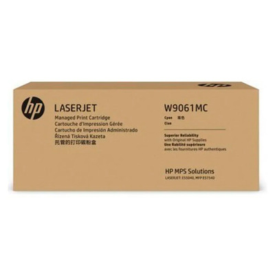 Toner HP W9061MC Original | E57540, E55040, E57540dn, E57540c, E57540dn, E55040dn Ciano | Produto Oficial HP c/ NF, Procedência e Garantia