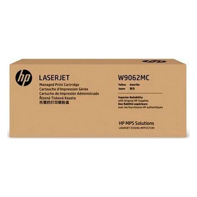 Toner HP W9062MC Original | E57540, E55040, E57540dn, E57540c, E57540dn, E55040dn Amarelo | Produto Oficial HP c/ NF, Procedência e Garantia