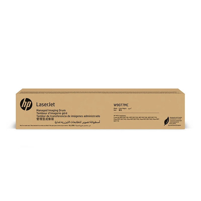 Cilindro de Imagem HP W9077MC Original | E87740, E87750, E87760, E87770, E87740, E87750, E87760, E87770, E87740dn, E87770z Preto | Oficial HP
