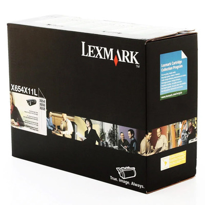 Toner Lexmark X654X11L (X654X11B) Original | X654, X656, X658 Preto | Produto Oficial Lexmark, com NF e Garantia