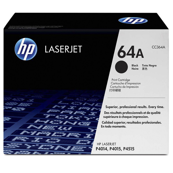 Toner HP CC364A | 64A Preto Original p/ P4014 P4015 P4515