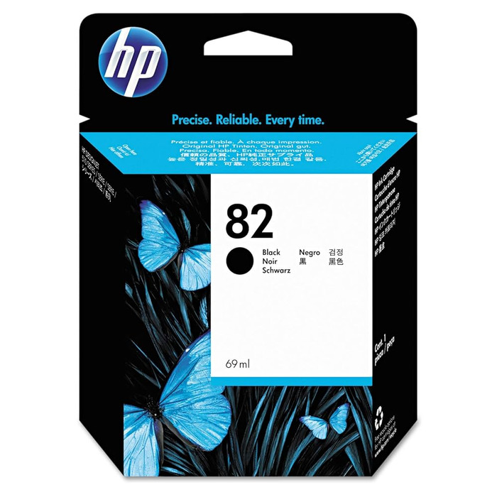 Cartucho CH565A (82) HP Original | DesignJet 510PS, 510, 111,  510 Preto | Produto Oficial HP, com NF e procedência