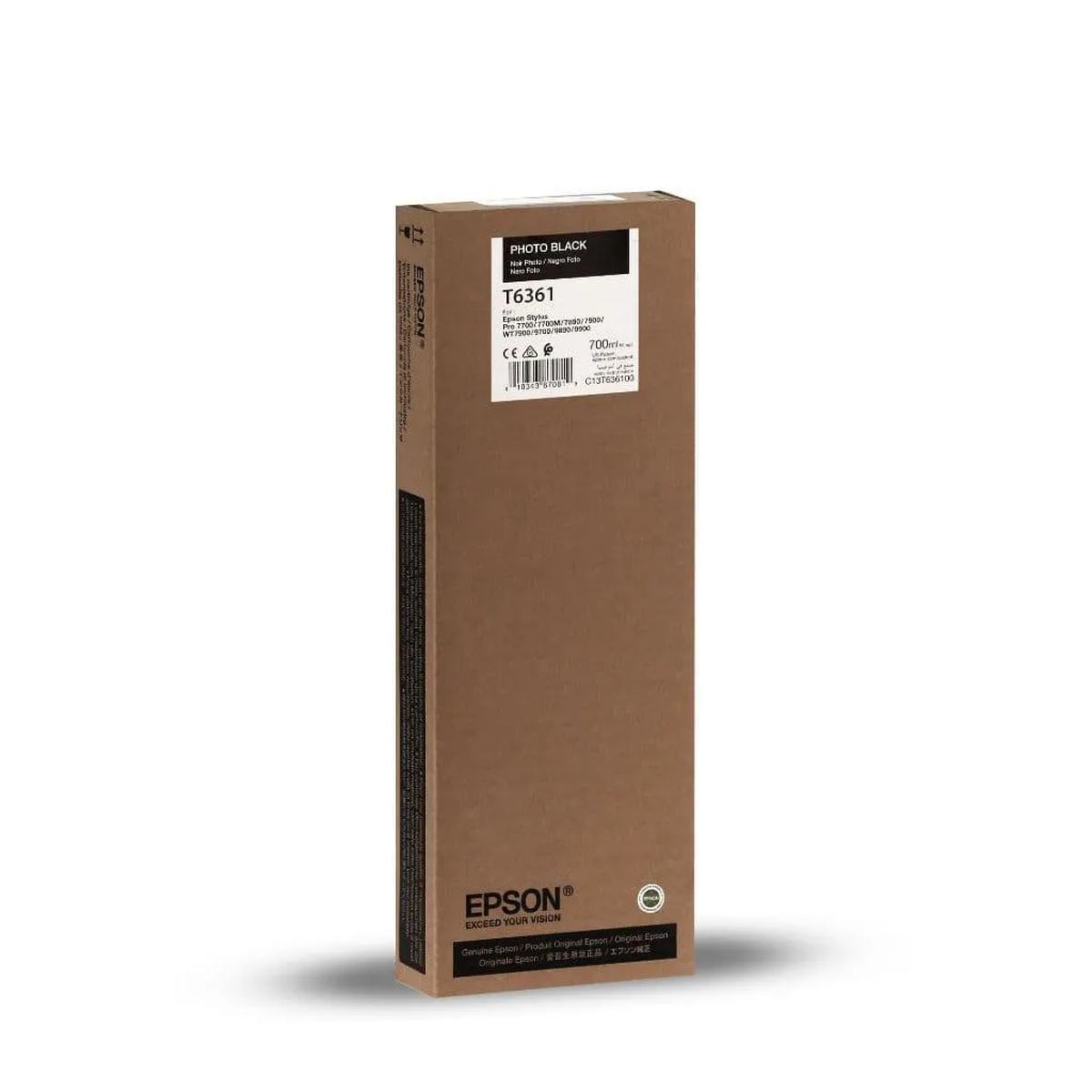 Cartucho Epson T636100 Preto Original T6361 | 7700 7890 9900