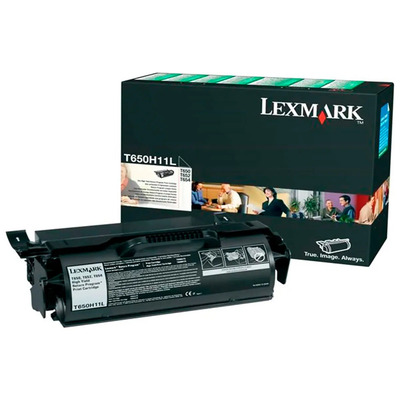 Toner T650H11L (T650H11B) Lexmark Original | T654, T652, T650 Preto | Produto Oficial Lexmark com NF e procedência