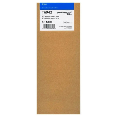 Cartucho T694200 (T6942) Epson Original | T7270, T7000, T5270, T5000, T3270, T3000 SureColor Ciano | Produto Oficial Epson com NF