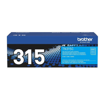 Toner TN-315C (315) Brother Original | 9970CDW, 9560CDW, 9460CDN, 4570CDW, HL-4150CDN Ciano | Produto Oficial Brother com NF e procedência