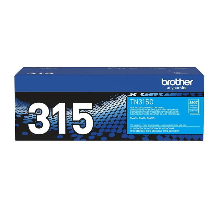 Toner TN-315C (315) Brother Original | 9970CDW, 9560CDW, 9460CDN, 4570CDW, HL-4150CDN Ciano | Produto Oficial Brother com NF e procedência