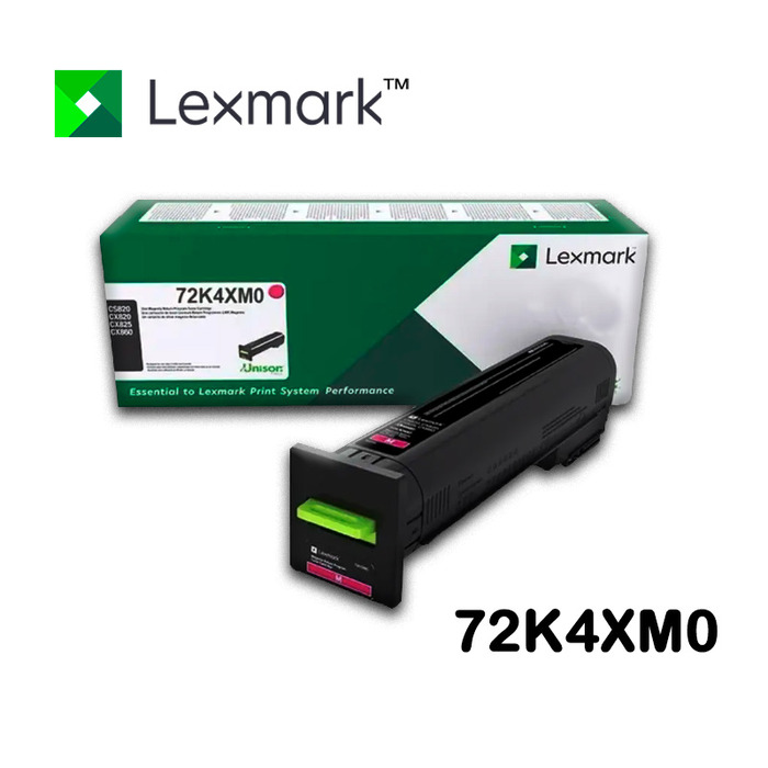 Toner Lexmark 72K4XM0 Magenta Original | CS820 CX820 CX825 CX860