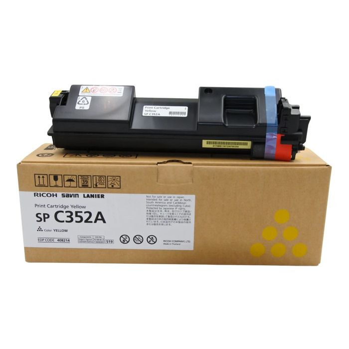 Toner Original Ricoh 408214 Amarelo p/ C352 C352DN SPC352