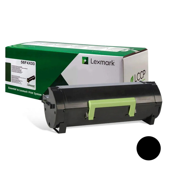 Toner Lexmark 56F4X00 Preto  p/ MS421 MX421 MS521 MX521