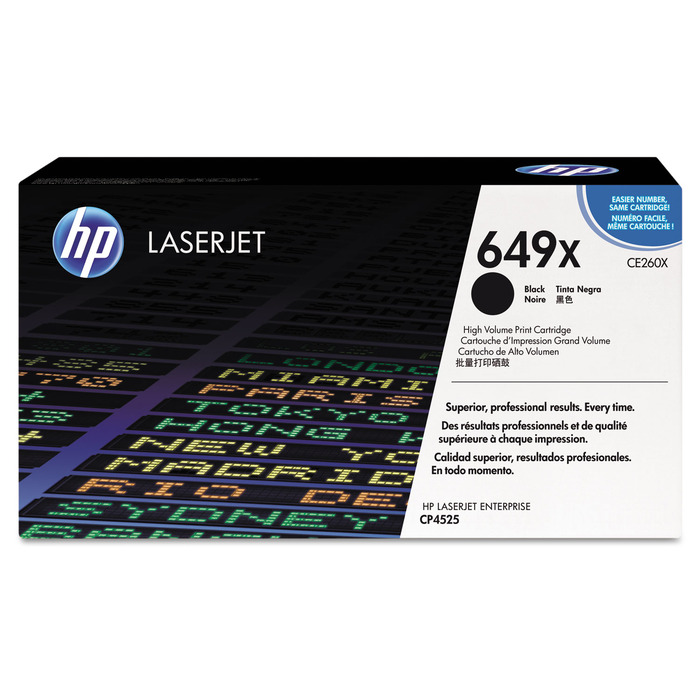 Toner HP CE260X Preto 647X Original p/ CP4025 e CP4525