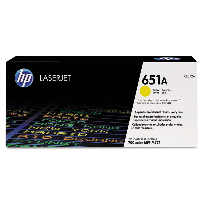 Toner HP CE342A Original 651A | Amarelo p/ M775