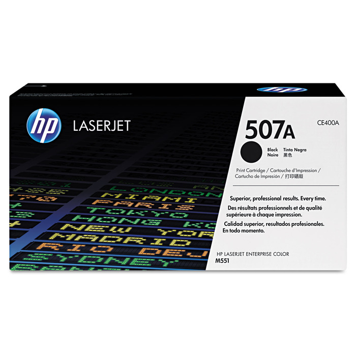 Toner CE400A 507A Preto Original p/ M551 | AcessoShop