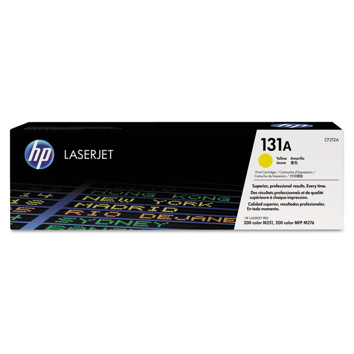 Toner HP CF212A 131A Amarelo Original p/ M251 M276