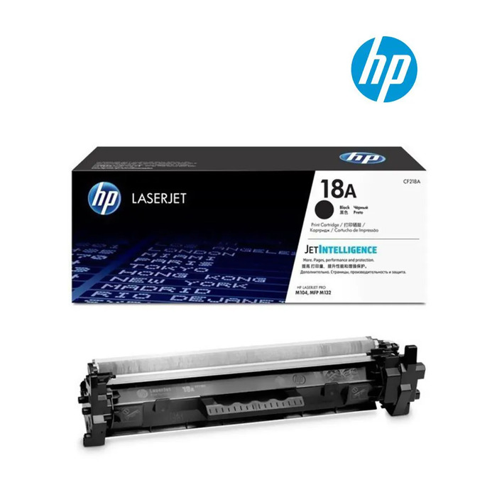 Toner HP CF218A Original 18A Preto p/ M132 M104