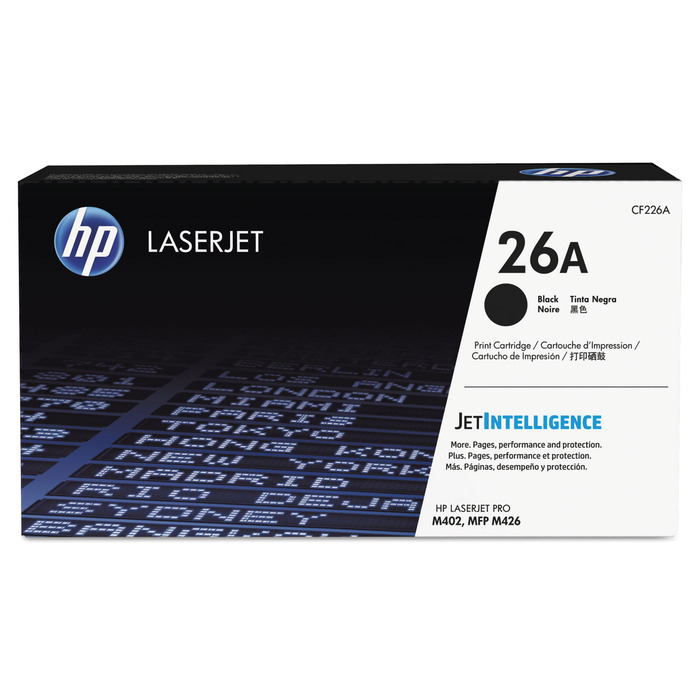 Toner HP CF226A 26A Original Preto p/ M402 M426