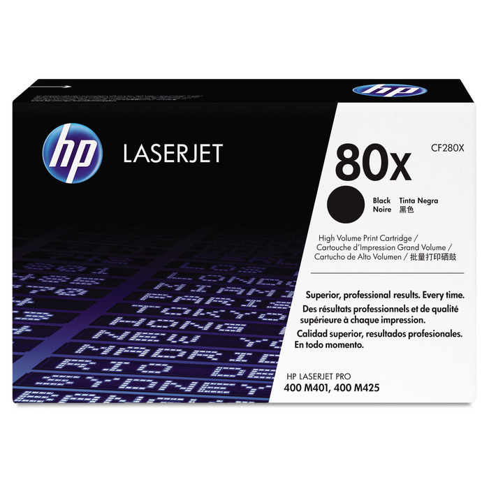 Toner HP CF280X 80X Original Preto p/ M401 M425
