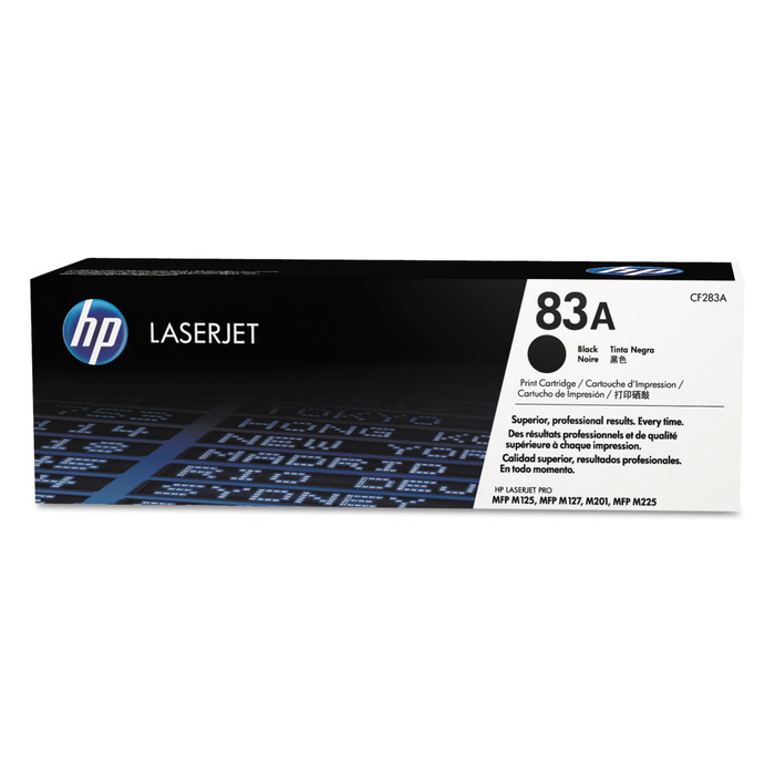 Toner HP CF283A Original 83A Preto p/ M125 M127 M201 M225