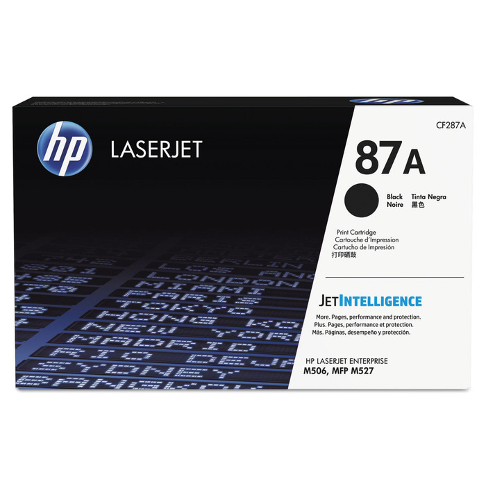 Toner HP CF287A HP 87A Original Preto p/ M506 M527 M501