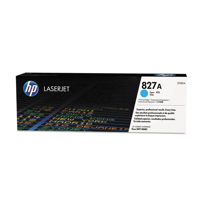 CF301A 827A Toner HP Ciano Original M880z
