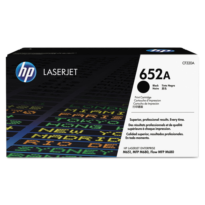 Toner HP CF320A 652A Preto Original p/ M651 M680