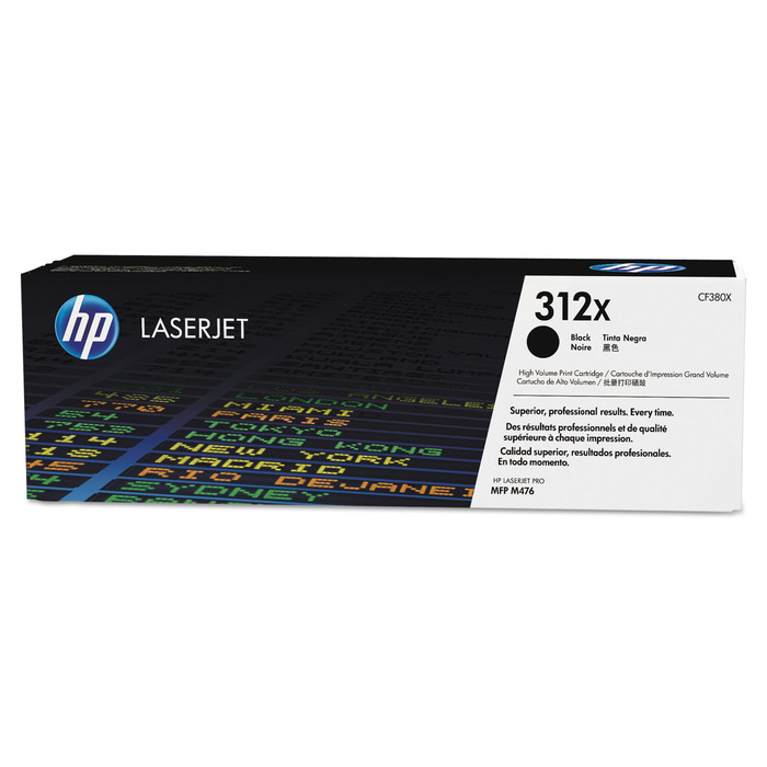 Toner HP CF380X 312X Preto Original p/ M476dw M476nw M476dn
