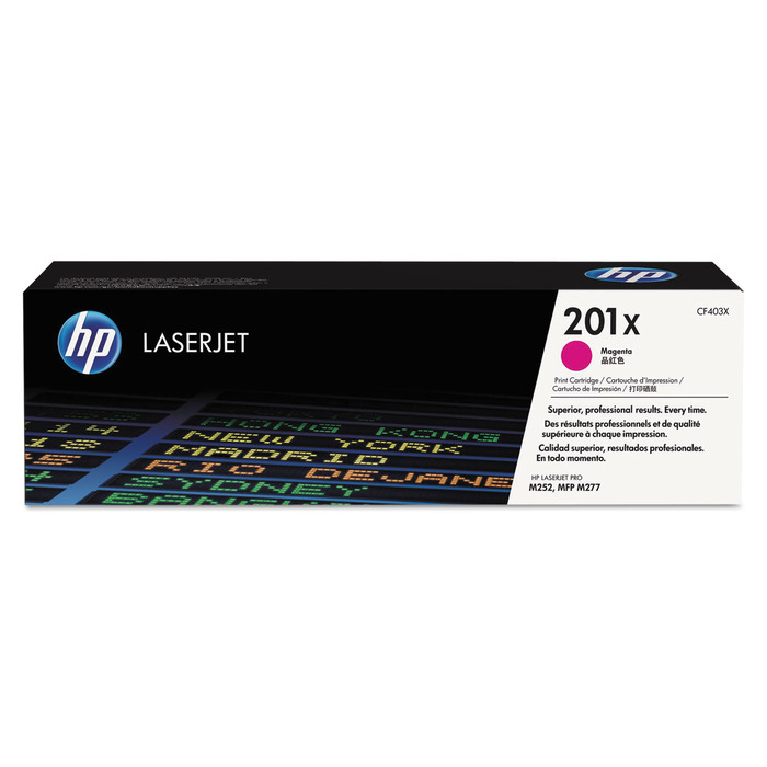 Toner HP CF403X 201X Magenta Original p/ M252 M277