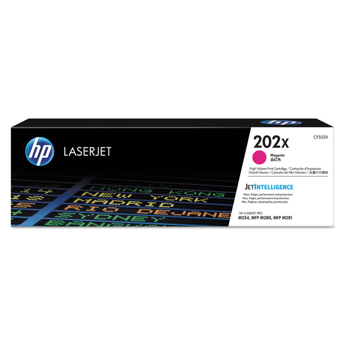 Toner CF503X 202X Magenta High Yield para M254dw