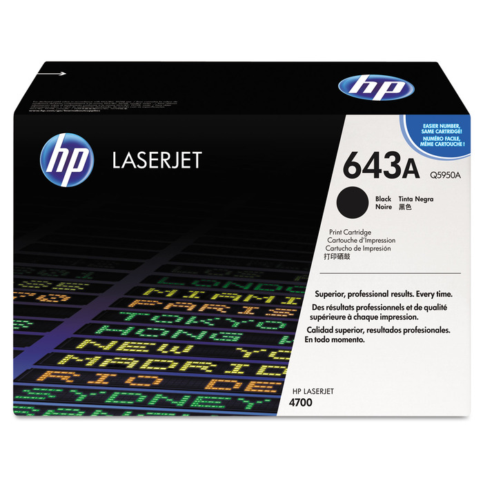 Toner Original HP Q5950A p/ 4700 | 643A