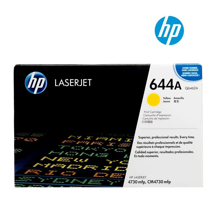 Toner HP Q6462A 644A Amarelo | Para LaserJet 4730 e CM4730
