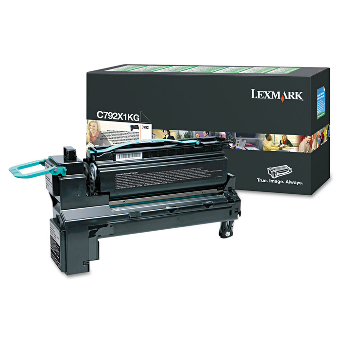Toner Lexmark C792X1KG Original para C792 X792 C792dhe Preto