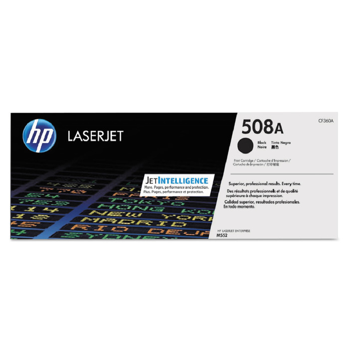 Toner HP CF360A Preto Original 508A | M553 M552 M553n M553dn